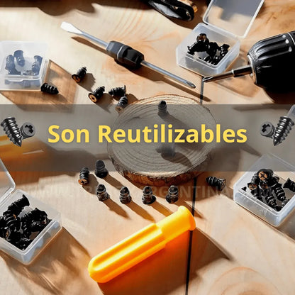 PROMO PACK X10💥 | NeumaFix Parches de Tornillos: Repará al instante y que una pinchadura no arruine tus planes