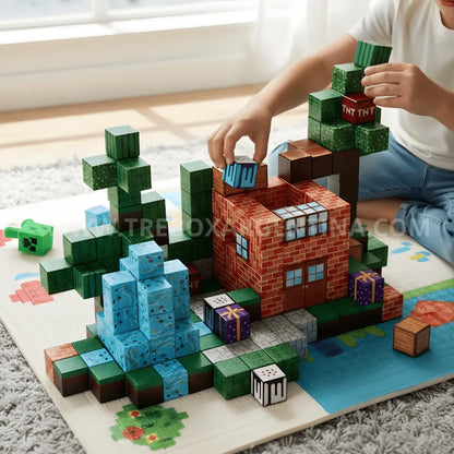 EDICIÓN LIMITADA🔥 |  Bloques Imantados MineCraft: Dejá que tus hijos construyan su propio universo