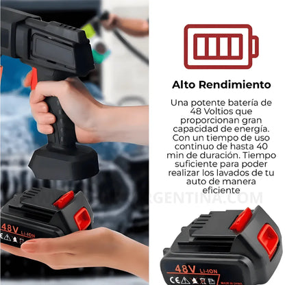 40% 🎁 | HydroGun: Pistola de alta presión inalámbrica 3 en 1