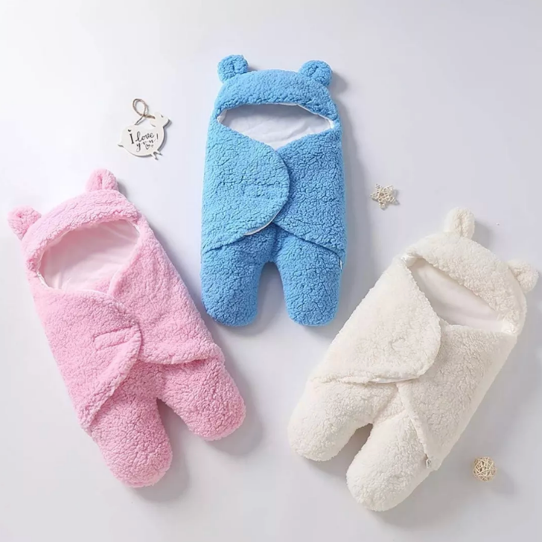 Oferta Limitada 2X1 🐻 TeddyBear | Manta Envolvente de Osito para Bebés – Mantén a tu bebé calentito todo el invierno