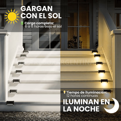 PACK X8🎁 | SunShine Luces LED Solares: Iluminá y decorá tus exteriores con estilo, sin cables y sin pagar en energía