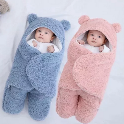 Oferta Limitada 2X1 🐻 TeddyBear | Manta Envolvente de Osito para Bebés – Mantén a tu bebé calentito todo el invierno