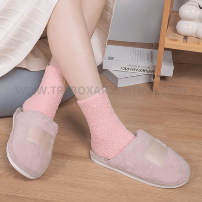 Combo Fuzzy 2X1 | Medias Peluche Largas para Mujer – Máxima suavidad, máximo abrigo 🧦❄️