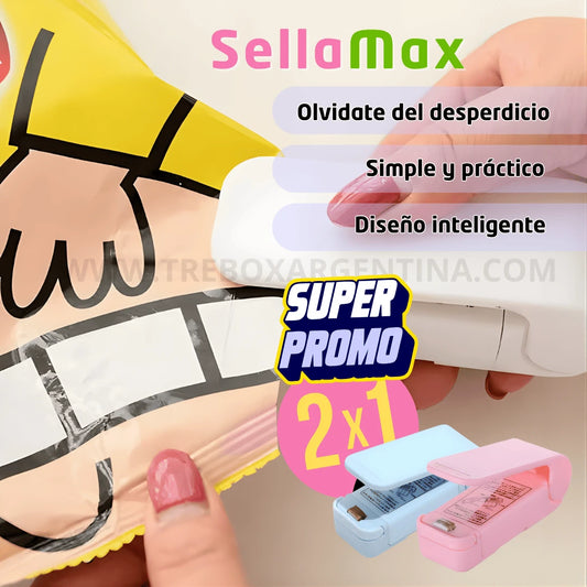 EDICIÓN LIMITADA 2X1 🎁 | SellaMax Portátil : Mantené tus snacks siempre frescos y tu cocina impecable.