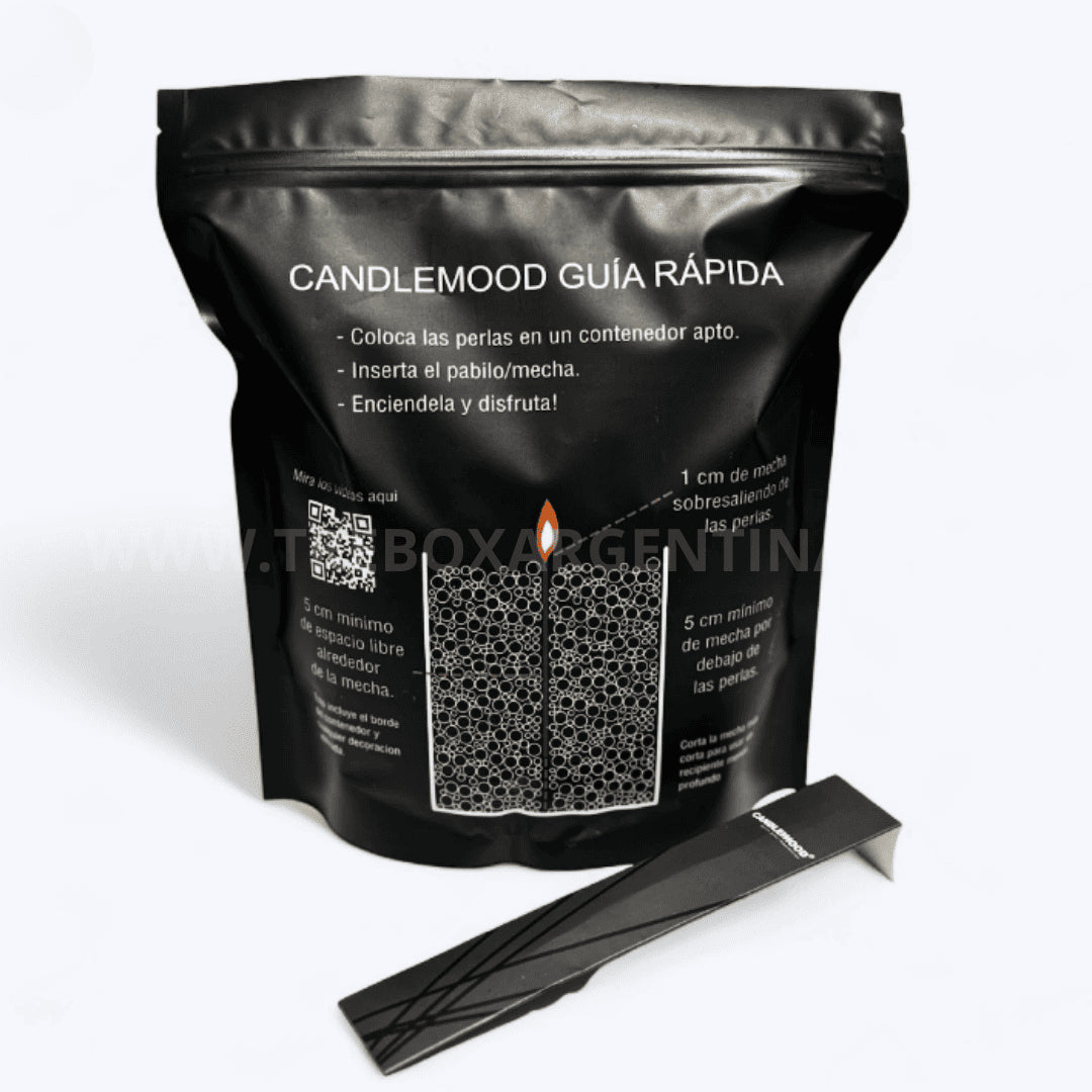 ¡ÚLTIMOS EN STOCK! -  Vela Perlada CandleMood | Diseño infinito, elegante y seguro [Pabilos GRATIS]