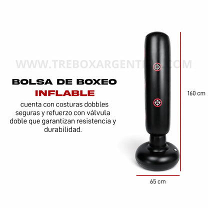 PROMO 45% OFF🚨| KnockOut™ Bolsa de Boxeo Inflable: Entrená el cuerpo y liberá todo el estrés sin salir de casa