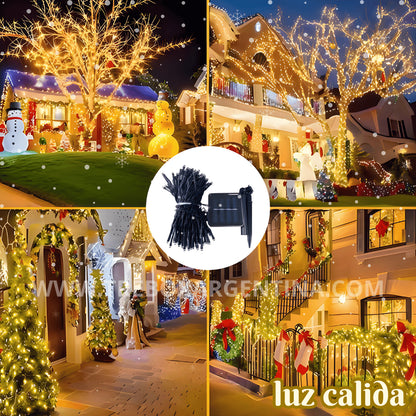 OFERTA 2X1 🎁 | Luces LED Solares ChristmasDecor:  ¡Iluminá tu Navidad SIN LIMITES!