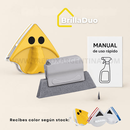 40% OFF🎁 | Combo BrillaDuo: Ventanas relucientes sin escaleras y sin accidentes