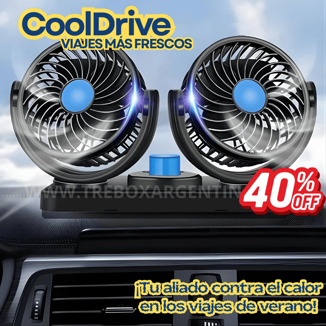 EDICIÓN VERANO ☀️ | CoolDrive Ventilador para Auto: El toque de frescura que tu auto necesita este verano.