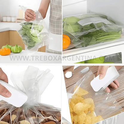 EDICIÓN LIMITADA 2X1 🎁 | SellaMax Portátil : Mantené tus snacks siempre frescos y tu cocina impecable.