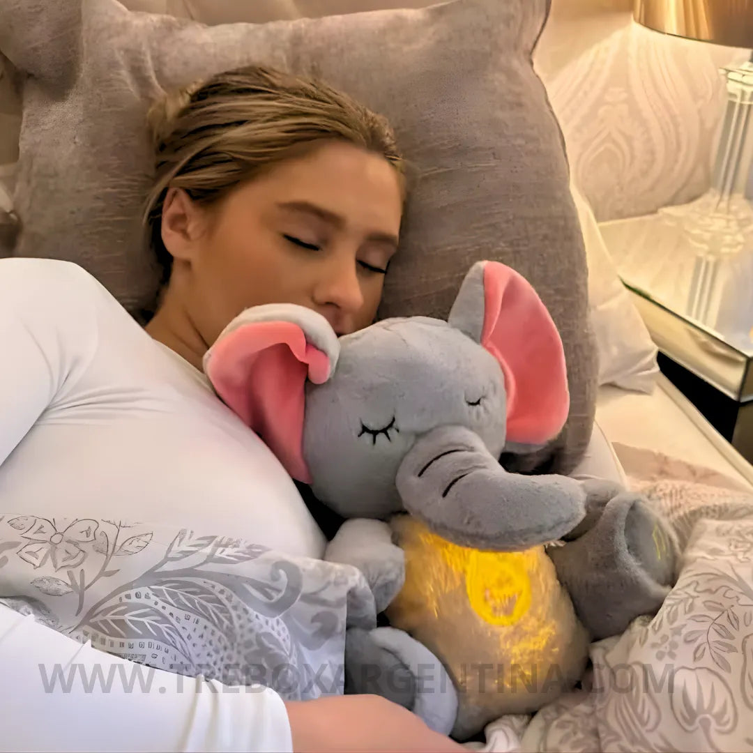 50% BLACKWEEK🎁 | DreamElf™ Elefante Luminoso: Respiración Real, Calma Profunda y Compañía en tus sueños (Para peques y adultos)
