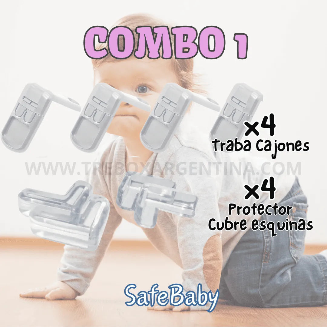 COMBO X2🎁 | SafeBaby™ Pack Antigolpes para Bebé: Cuidá a tu bebé de golpes y accidentes diarios👶🏻