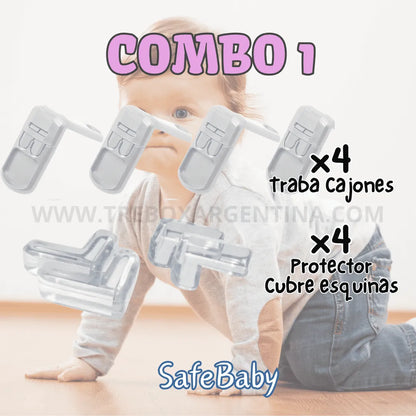 COMBO X2🎁 | SafeBaby™ Pack Antigolpes para Bebé: Cuidá a tu bebé de golpes y accidentes diarios👶🏻