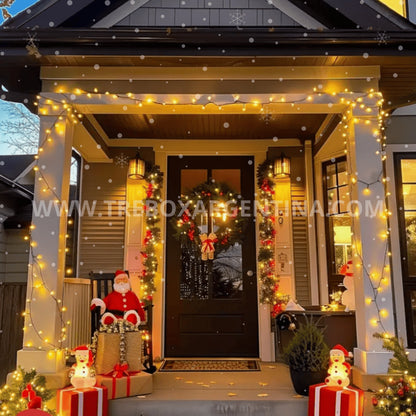 OFERTA 2X1 🎁 | Luces LED Solares ChristmasDecor:  ¡Iluminá tu Navidad SIN LIMITES!