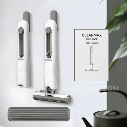 🧽 OFERTA 2x1 | CleanMax Mini Mopa Portátil : Tu aliado perfecto para cocinas, baños y vidrios brillantes