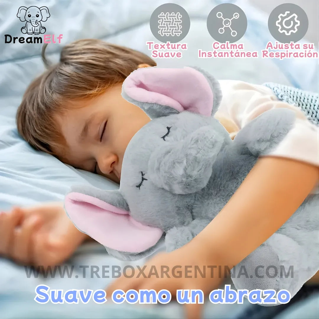 50% BLACKWEEK🎁 | DreamElf™ Elefante Luminoso: Respiración Real, Calma Profunda y Compañía en tus sueños (Para peques y adultos)