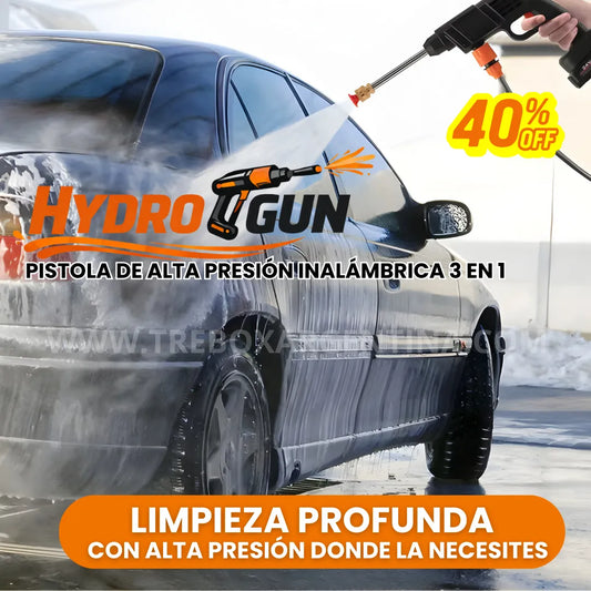 40% 🎁 | HydroGun: Pistola de alta presión inalámbrica 3 en 1