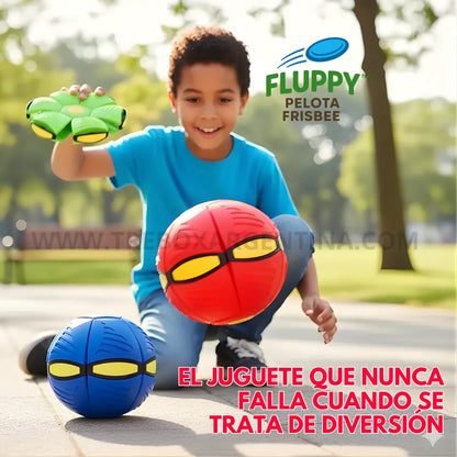 OFERTA 2x1 | Fluppy™ Pelota Frisbee Mágica: Un solo juguete, infinitas maneras de divertirse