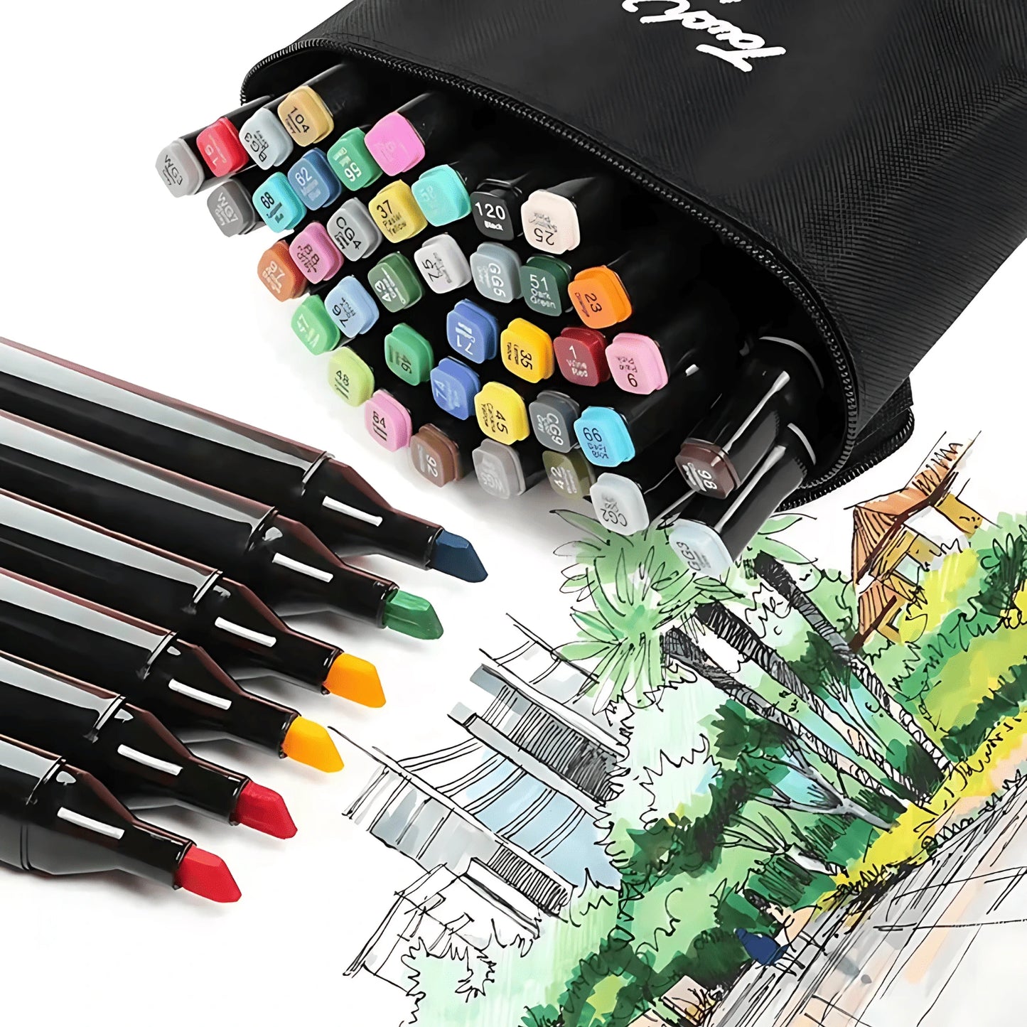Set de Marcadores artísticos Greco (Envio GRATIS HOY + 40% OFF)