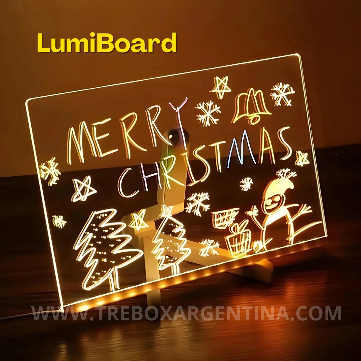 OFERTA NAVIDEÑA🎁 | LumiBoard Pizarra Mágica LED: Dibujá, aprendé y jugá sin límites ✨
