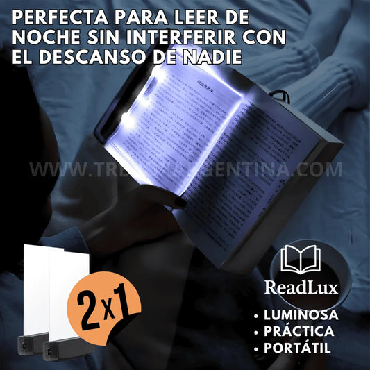 2X1 🚨 | Luz Led para lectura ReadLux: La luz ideal para tus noches de lectura