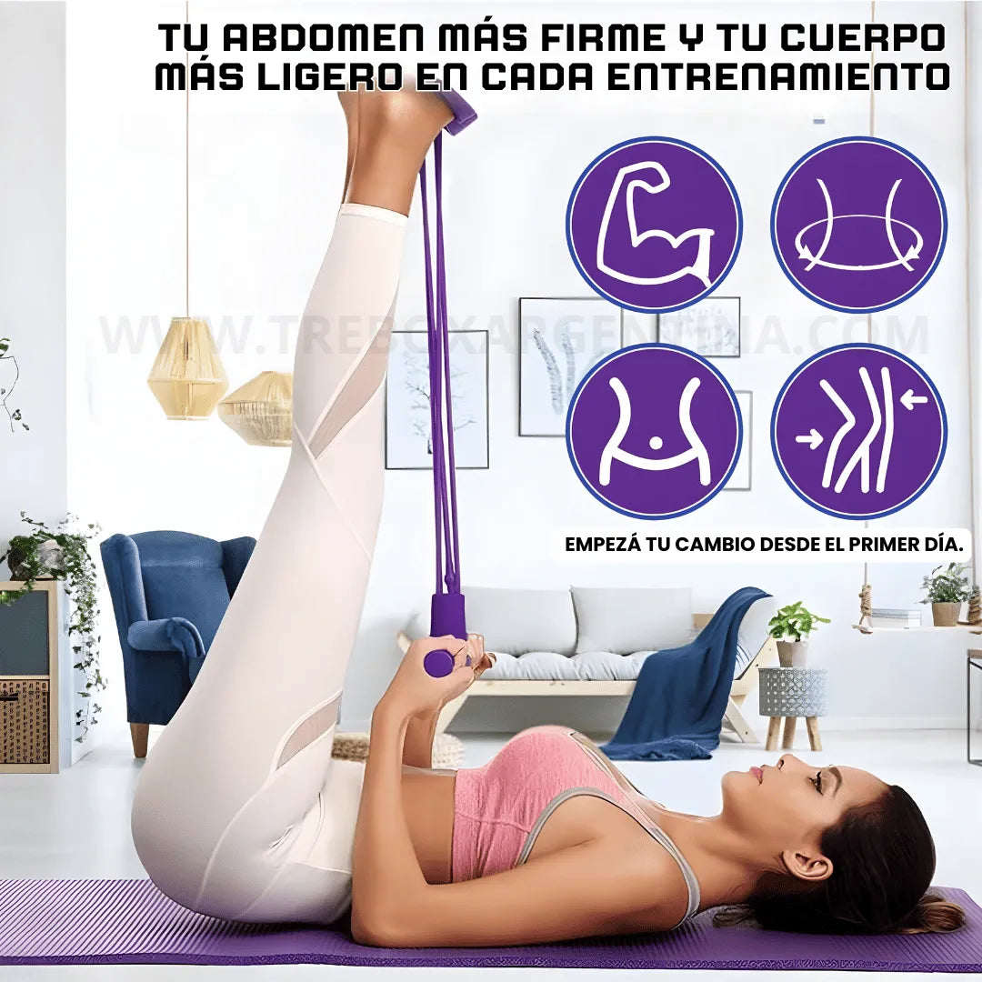 OFERTA LIMITADA🔥  | FullCore™ Banda de Entrenamiento Full Body: ReducÍ el abdomen y quemá grasa sin gimnasio en solo 15 minutos
