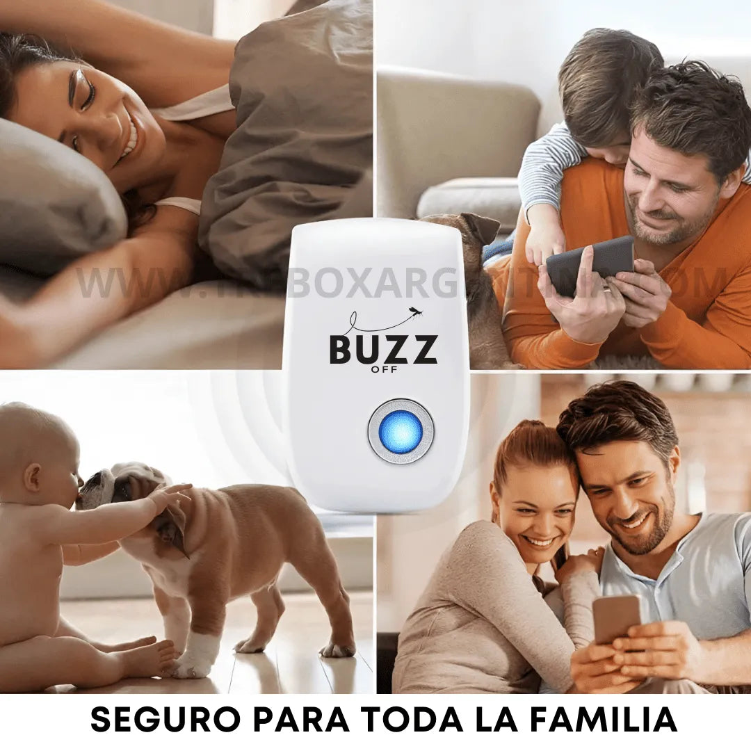 4X2🎁 | BuzzOff ® Repelente eléctrico para el hogar: Adiós insectos  y roedores para siempre🦟 (Sin químicos)