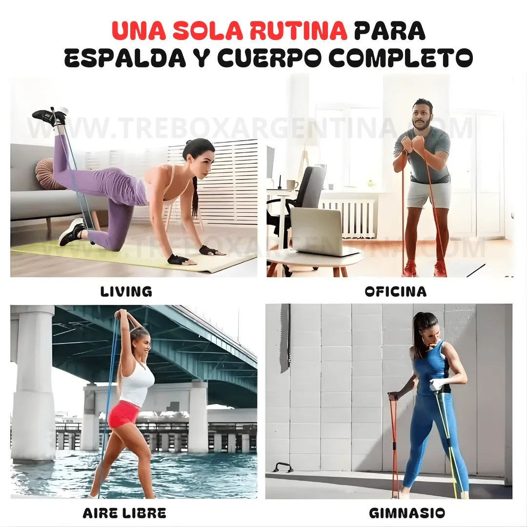PROMO 50%🔥 | Banda Elástica QuickBack Fit : Espalda y cuerpo más firme y definido en solo 15 minutos al día