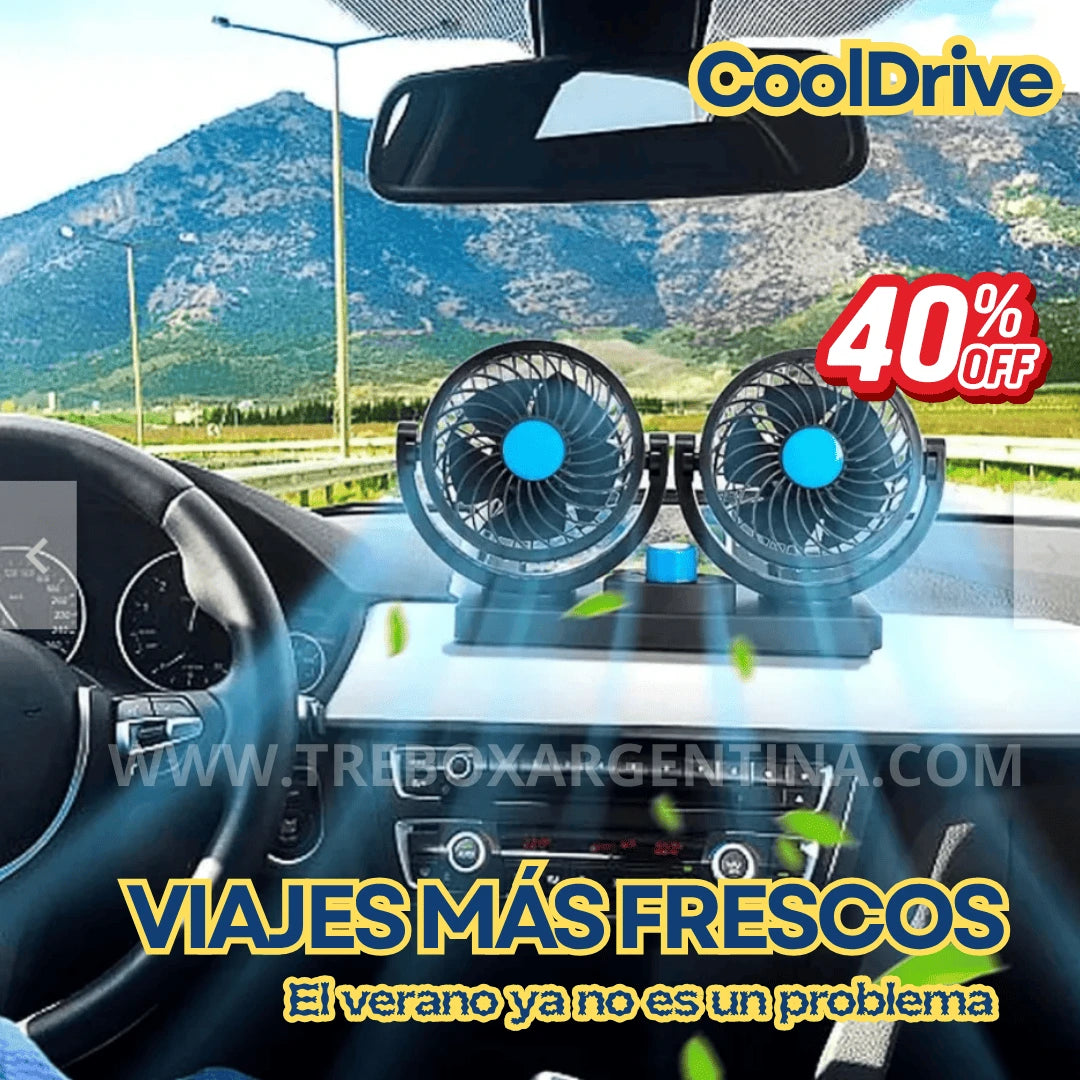 EDICIÓN VERANO ☀️ | CoolDrive Ventilador para Auto: El toque de frescura que tu auto necesita este verano.
