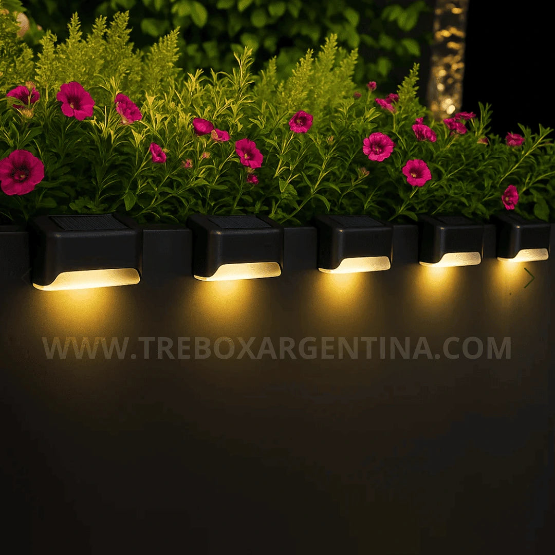 PACK X8🎁 | SunShine Luces LED Solares: Iluminá y decorá tus exteriores con estilo, sin cables y sin pagar en energía
