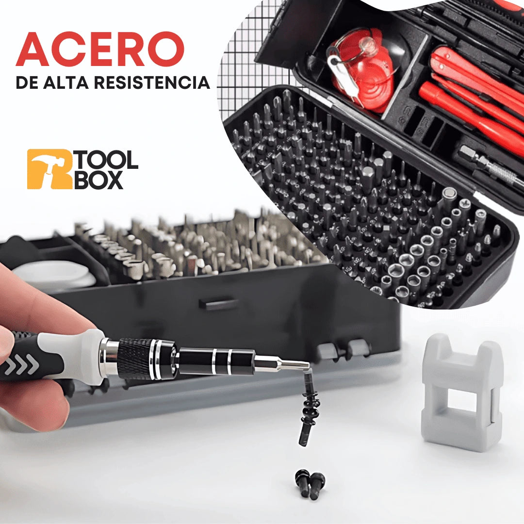 ToolBox™ | Set destornilladores Magnéticos para Arreglos de Precisión 115 En 1