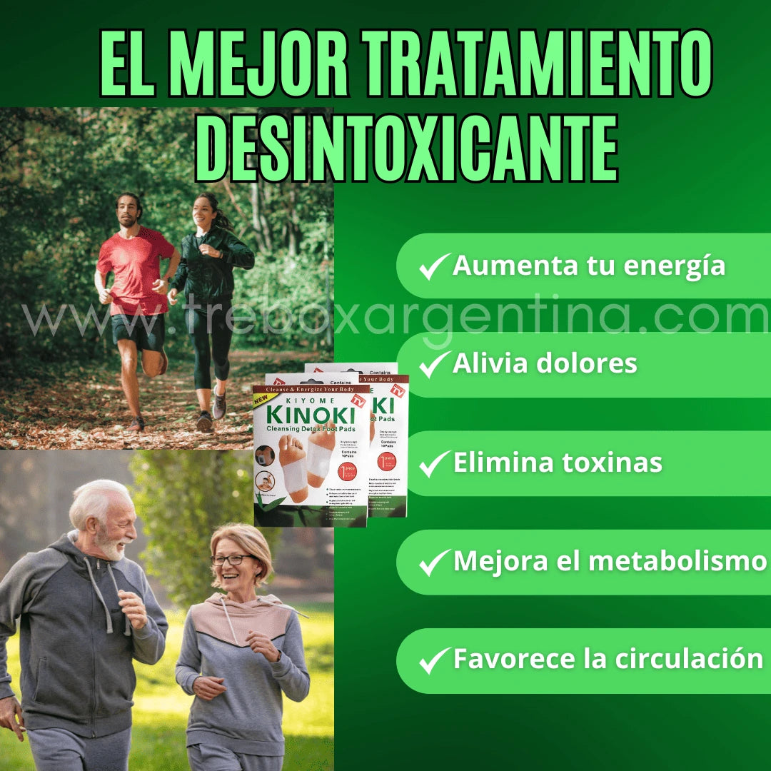 Parches Desintoxicantes KINOKI | Elimina toxinas mientras duermes y despierta renovado