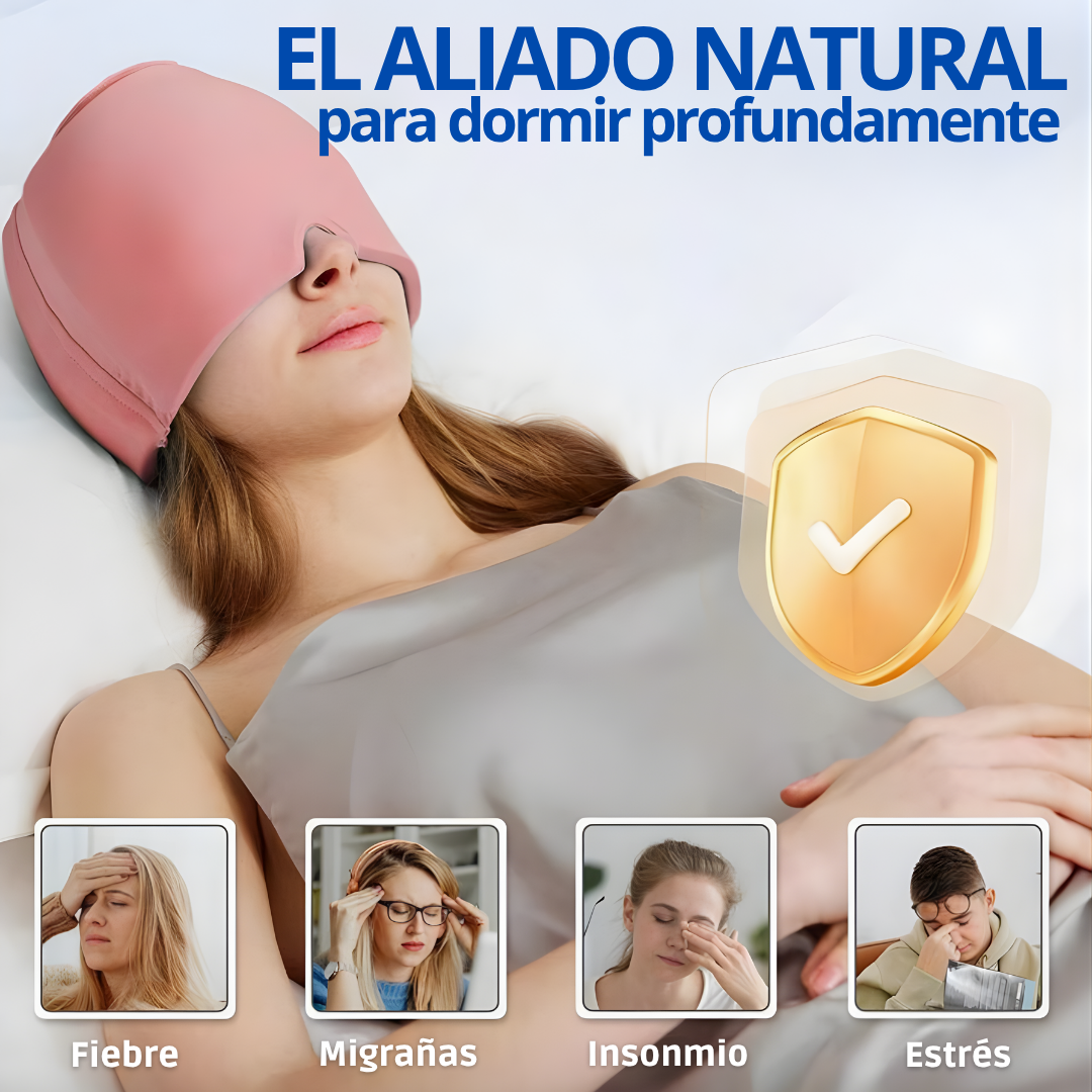 OFERTA 2X1 🎁 | Calmify Gorro de termoterapia medicinal: Alivio Instantáneo para migrañas, estrés e insonmio sin medicación