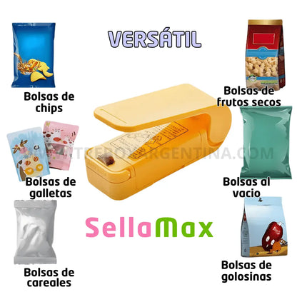 EDICIÓN LIMITADA 2X1 🎁 | SellaMax Portátil : Mantené tus snacks siempre frescos y tu cocina impecable.