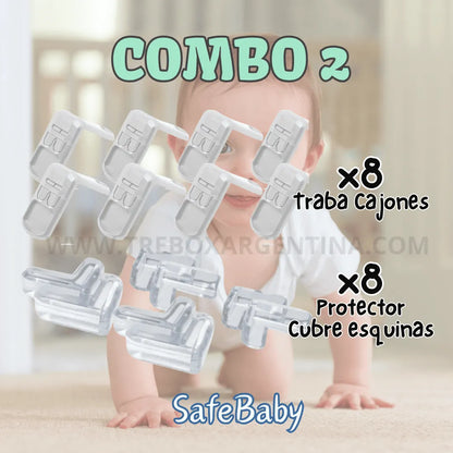 COMBO X2🎁 | SafeBaby™ Pack Antigolpes para Bebé: Cuidá a tu bebé de golpes y accidentes diarios👶🏻
