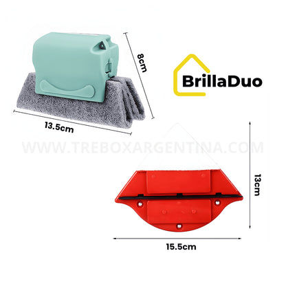 40% OFF🎁 | Combo BrillaDuo: Ventanas relucientes sin escaleras y sin accidentes