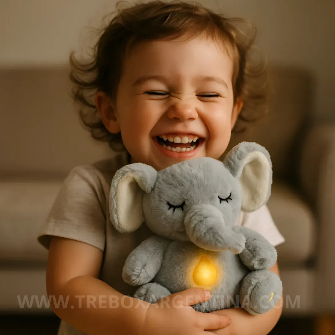 50% BLACKWEEK🎁 | DreamElf™ Elefante Luminoso: Respiración Real, Calma Profunda y Compañía en tus sueños (Para peques y adultos)