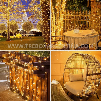 OFERTA 2X1 🎁 | Luces LED Solares ChristmasDecor:  ¡Iluminá tu Navidad SIN LIMITES!