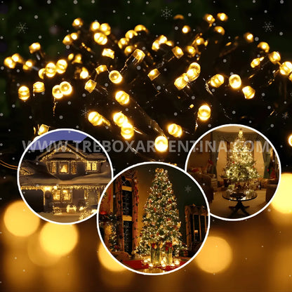 OFERTA 2X1 🎁 | Luces LED Solares ChristmasDecor:  ¡Iluminá tu Navidad SIN LIMITES!