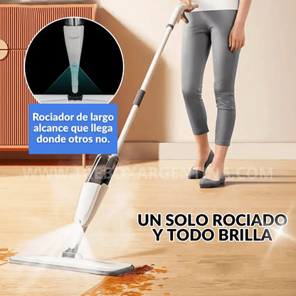 40% OFF 🎁 MopSpray 2 EN 1 Trapeador + Rociador: Limpiá en una pasada, olvidate del trapo y el balde.