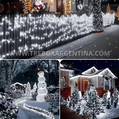 OFERTA 2X1 🎁 | Luces LED Solares ChristmasDecor:  ¡Iluminá tu Navidad SIN LIMITES!