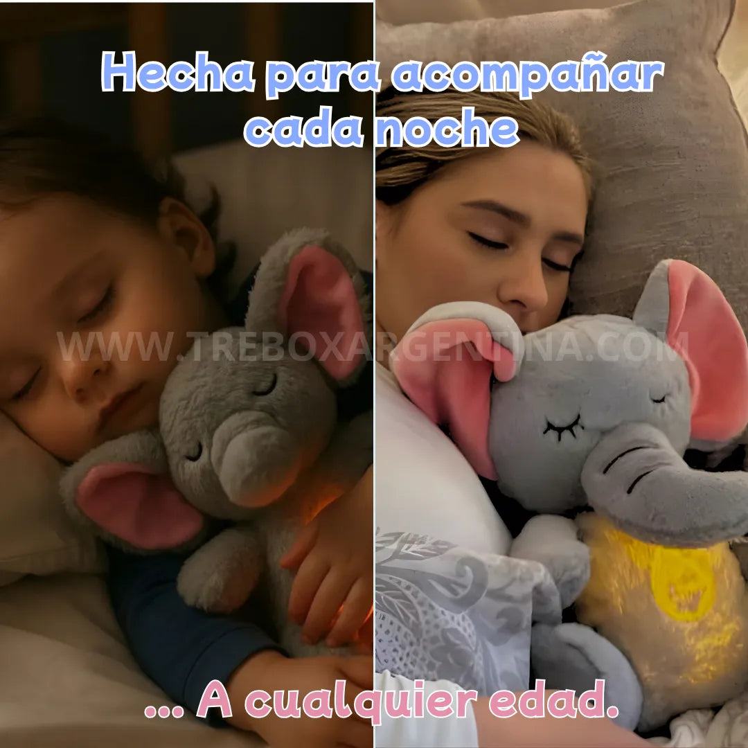 50% BLACKWEEK🎁 | DreamElf™ Elefante Luminoso: Respiración Real, Calma Profunda y Compañía en tus sueños (Para peques y adultos)