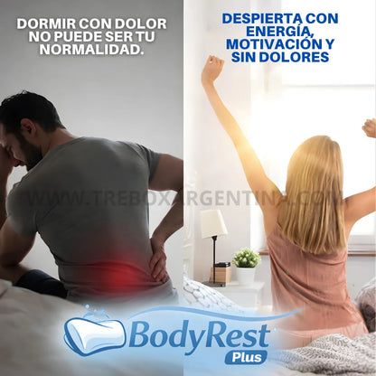 OFERTA 50% OFF 🚨 BodyRest Almohada Ortopédica : Alivia tu espalda, cadera y rodillas mientras descansas