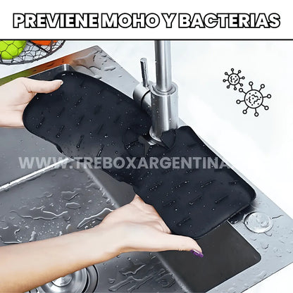 AquaDry™ | Alfombrilla de Silicona Absorbente -  Lavaplatos limpio y sin moho las 24 horas!