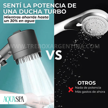 Promo Lanzamiento 2X1 🔥 | AquaSpa: Cabezal de ducha 🚿 - Un spa en tu ducha todos los días (3 Modos de presión + Masajeador)