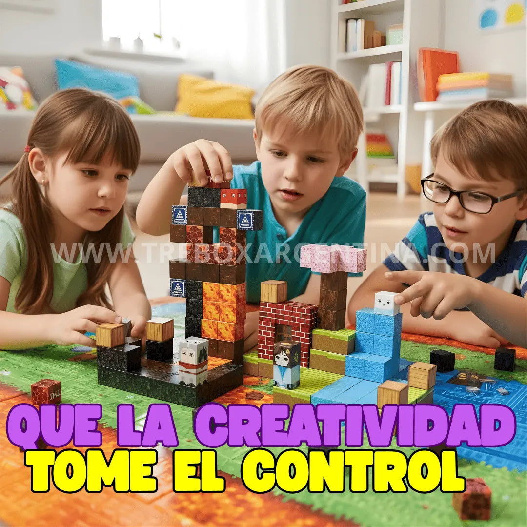 EDICIÓN LIMITADA🔥 |  Bloques Imantados MineCraft: Dejá que tus hijos construyan su propio universo