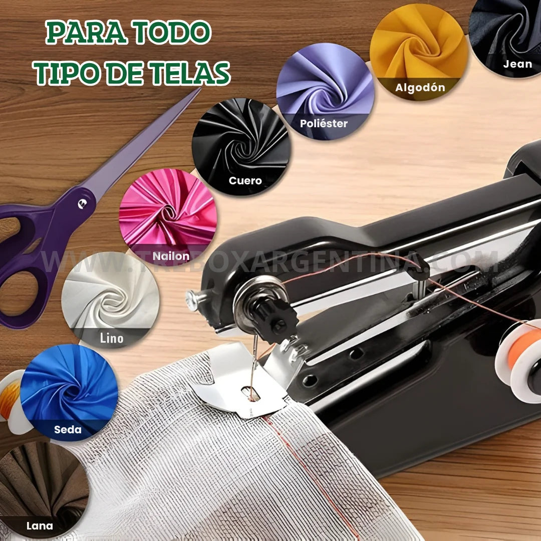 HOY 40% OFF🎁 | StitchOn™ Mini Máquina de Coser: Siempre lista para salvarte en emergencias y arreglos diarios