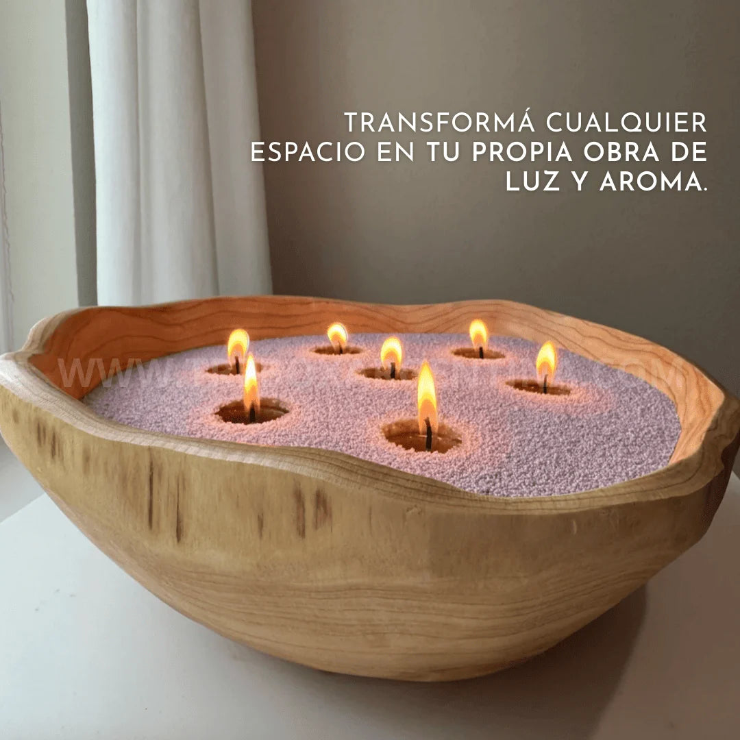 ¡ÚLTIMOS EN STOCK! -  Vela Perlada CandleMood | Diseño infinito, elegante y seguro [Pabilos GRATIS]