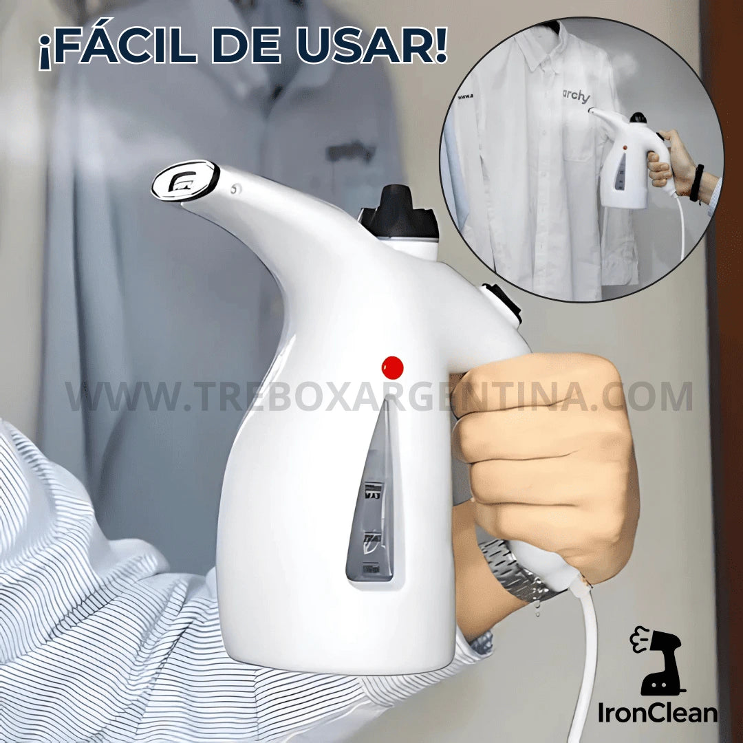 40% OFF🎁 | IronClean: Plancha a vapor portátil - Ropa impecable sin tabla de planchar