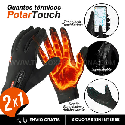 Combo 2X1 PolarTouch | Guantes térmicos con tecnología táctil – Lleva 2 al precio de 1 y mantén tus manos calientes y conectadas todo el invierno ❄️🔥